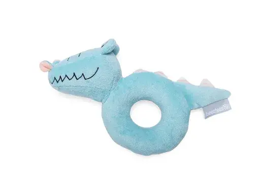 Beeztees Puppy Pluche Rammelaar Krokie Groen 24 cm Betrouwbaar
